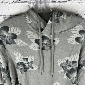 Gray Floral Hoodie For  Women Size M By  On The Byas Ref 1032